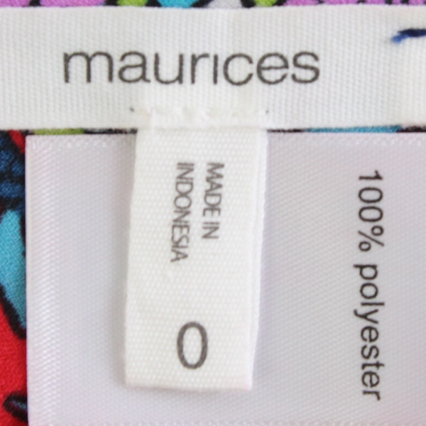 Maurices Multicolor Floral Print Spaghetti Strap Tank Women's Size 0