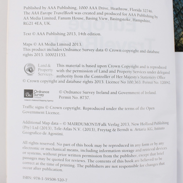 AAA Europe Travel Book: Explore Europe 2013