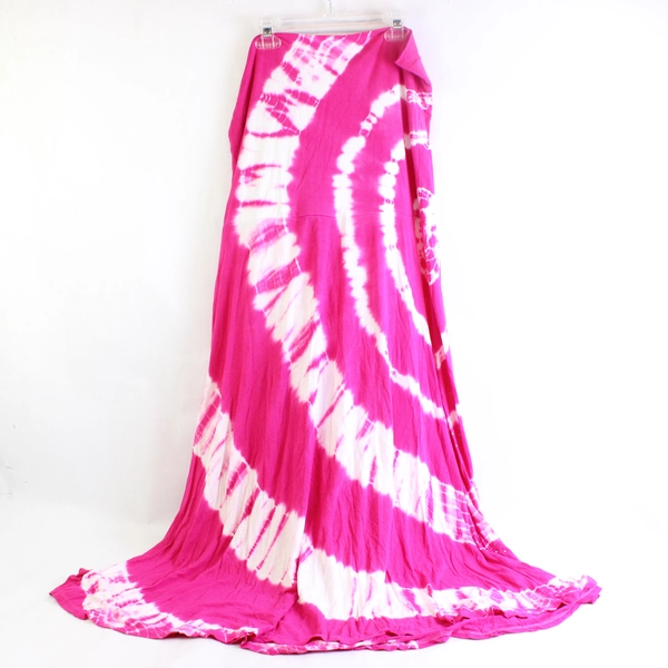 International Concepts Bedazzled Pink Tie-Dye Fold-Over Midi Skirt Women's XL