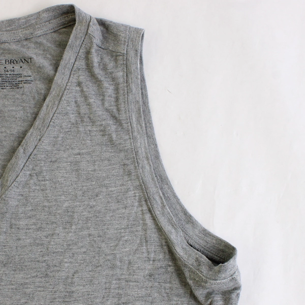 Lane Bryant Gray V-Neck Tank Top Women's Size 14/16