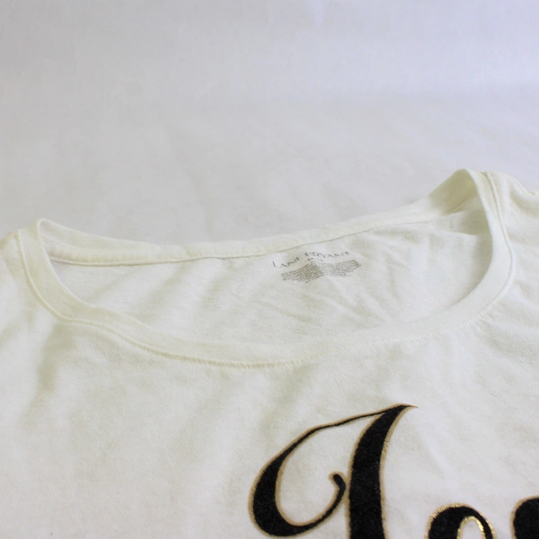 Lane Bryant Lead Teach Motivate White Graphic T-Shirt Women's 14/16