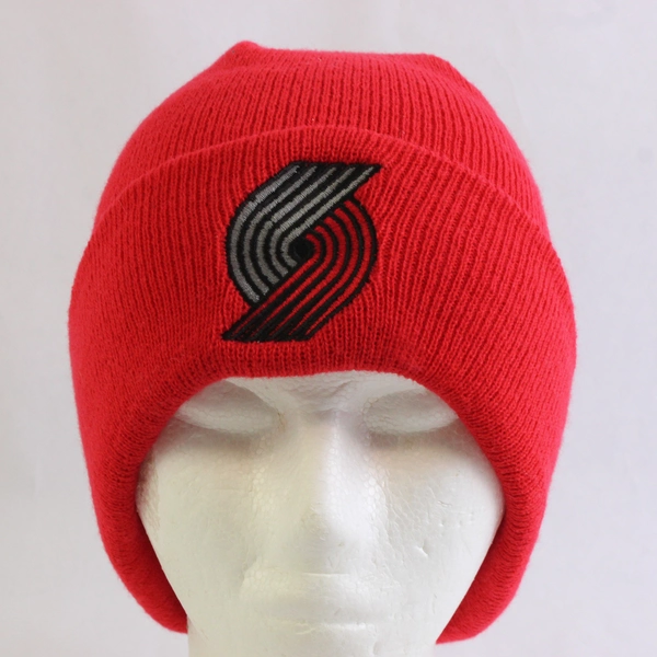Adidas Portland Trail Blazers Embroidered Knit Beanie Hat Adult One Size