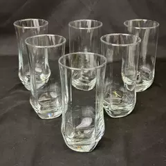 Set of 6 Libbey Carrington Tumbler Glasses 6.25 Inch