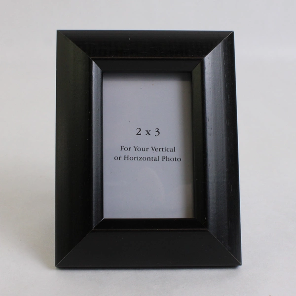 Set of 2 Black MDF Desktop Frames 2" x 3"
