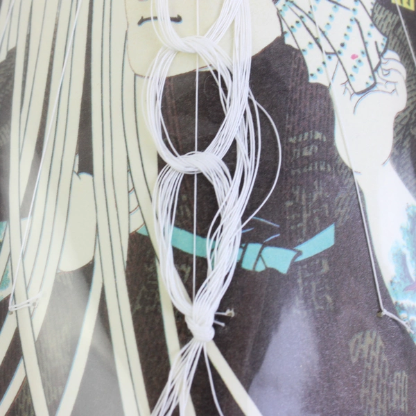 NIB Ukiyo-e Flowers of Edo Japanese Paper Kite Decoration