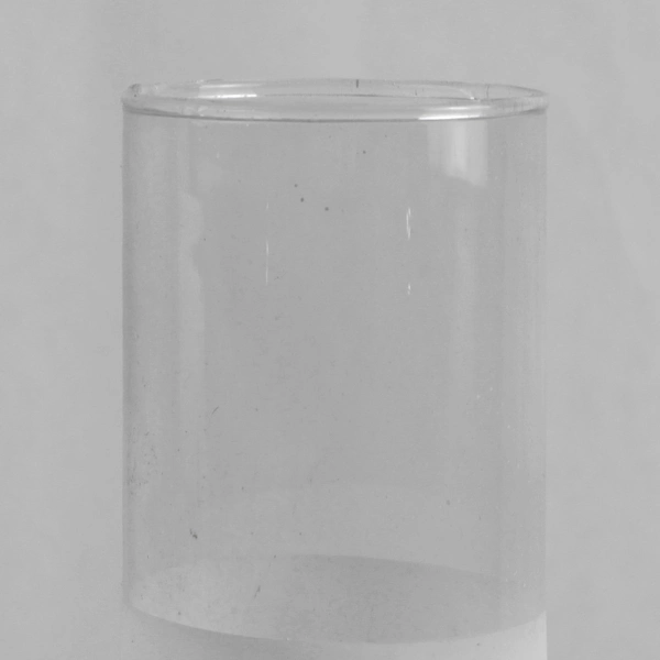 Unbranded Frosted Glass Lamp Chimney For Hurricane Lamps 10" Tall