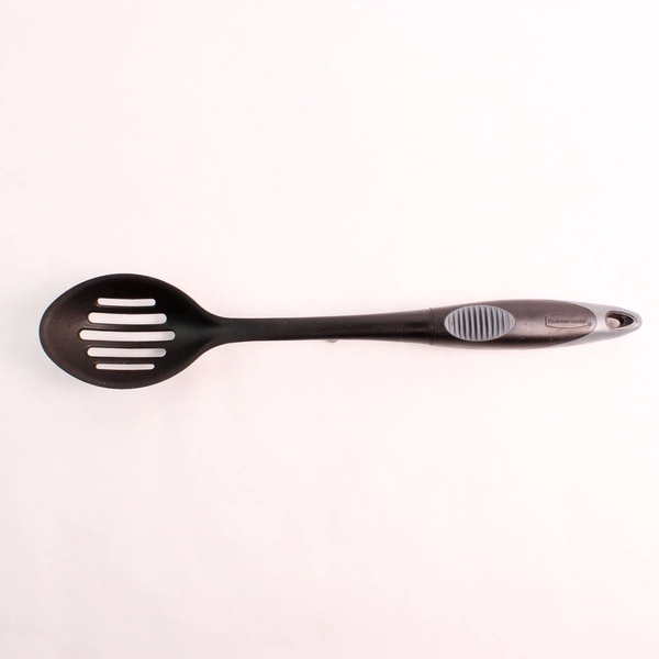 Rubbermaid Black and Gray Heat Resistant Slotted Serving Spoon