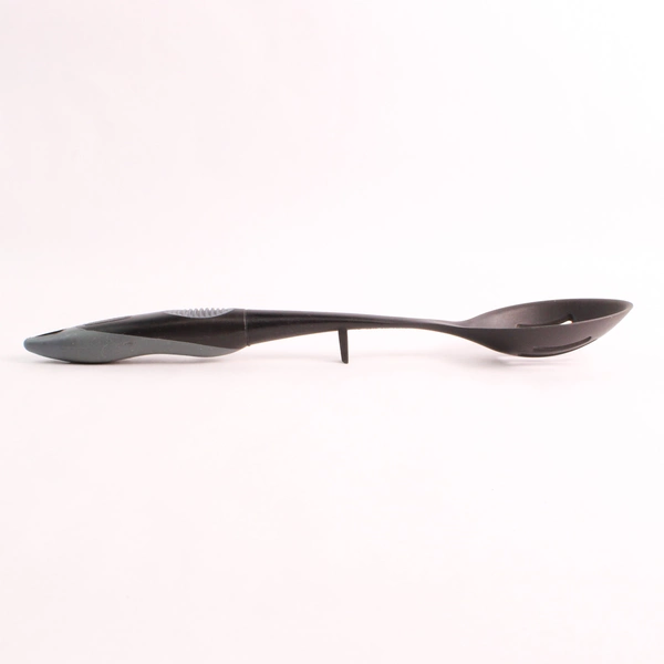 Rubbermaid Black and Gray Heat Resistant Slotted Serving Spoon