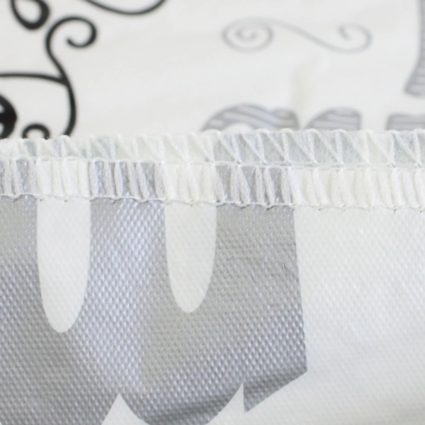 Walmart Holiday Time Vinyl Tablecloth Round 70" Diameter 2019