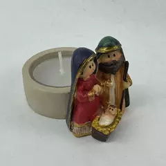 Dickson's Resin Holy Family Tealight Candle Holder NIB