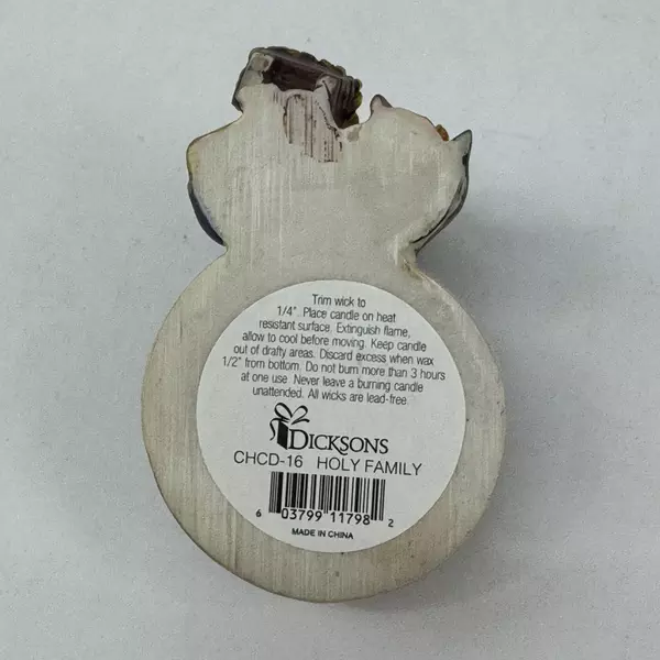 Dickson's Resin Holy Family Tealight Candle Holder NIB
