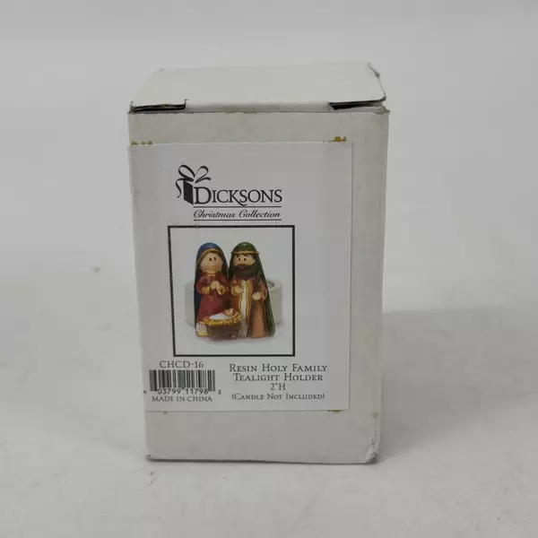 Dickson's Resin Holy Family Tealight Candle Holder NIB