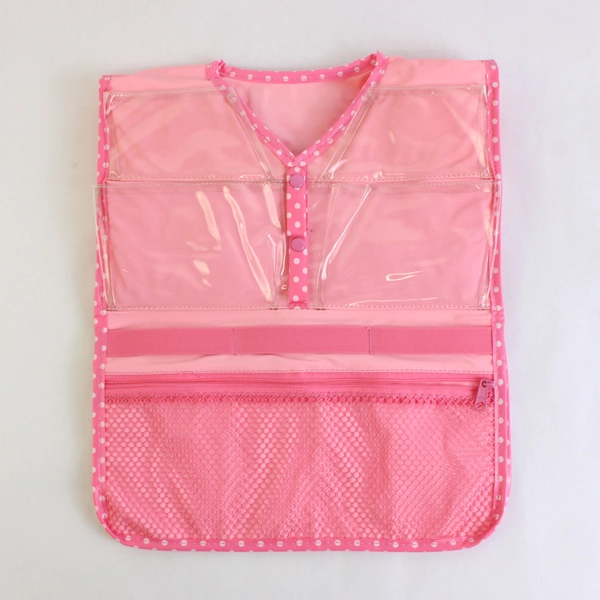 Avon Pink Polka Dot Hanging Jewelry Organizer