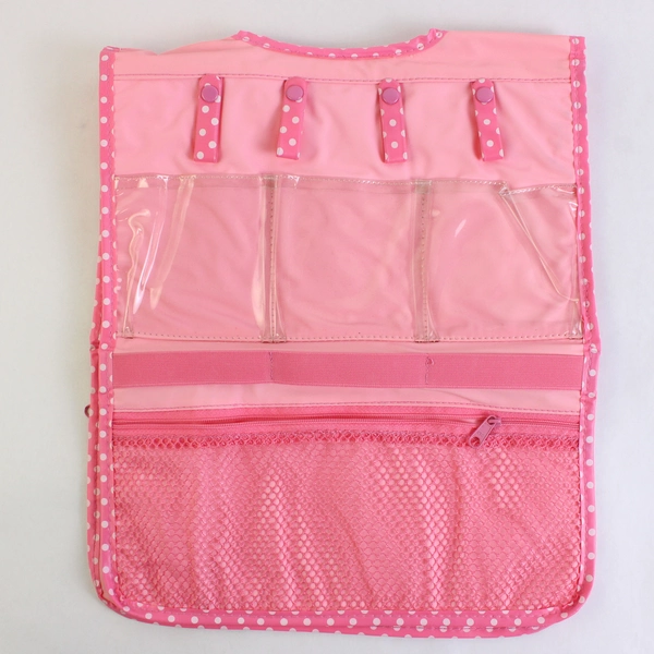 Avon Pink Polka Dot Hanging Jewelry Organizer