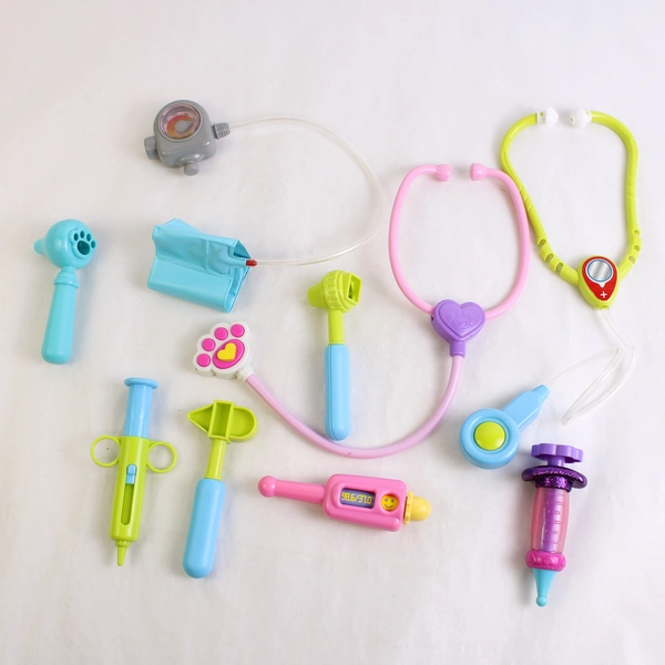 Lot of 9 Children's Doctor Veterinarian Toys for Pretend Play