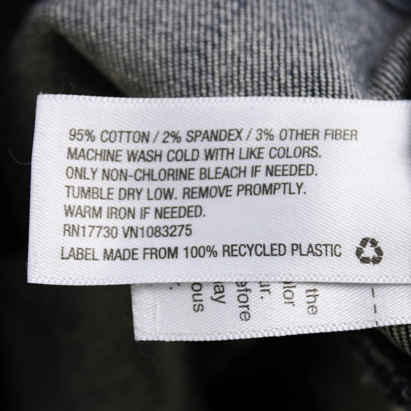 A New Day Straight Knee-Length Dark Wash Denim Skirt Women's Size 14