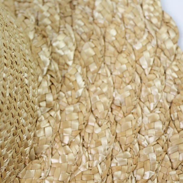 Accessories Network Group Woven Straw Sun Hat Wide 3.5" Brim 