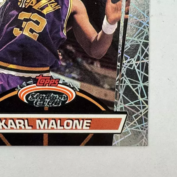 1992-1993 Topps Stadium Club Beam Team NBA Karl Malone Utah Jazz 17 of 21