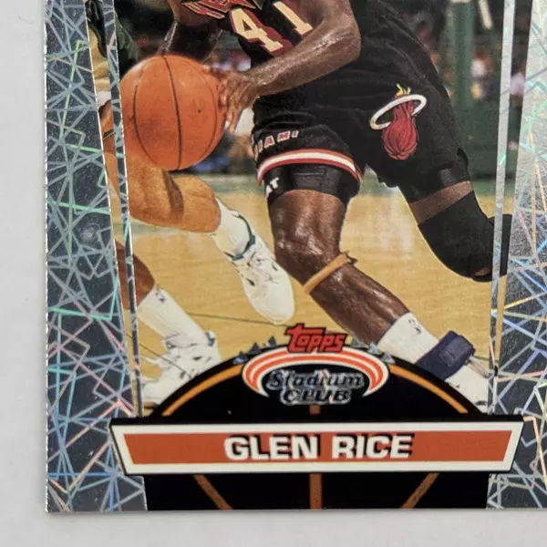 1992-1993 Topps Stadium Club NBA Members Glen Rice Miami Heat Beam Team 8 of 21