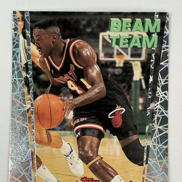 1992-1993 Topps Stadium Club NBA Members Glen Rice Miami Heat Beam Team 8 of 21