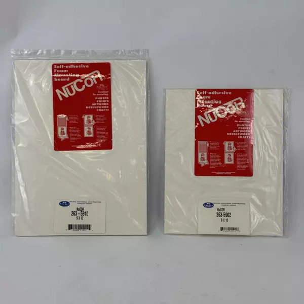 NuCOR Self Adhesive Mounting Boards Sealed 8 x10 and 9 x12
