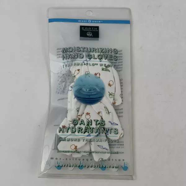Earth Therapeutics Moisturizing Hand Gloves with Garden Prints 1 Pair