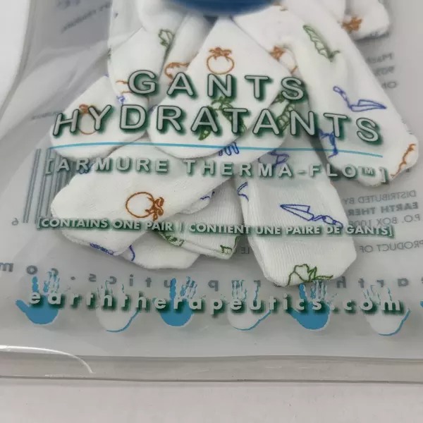 Earth Therapeutics Moisturizing Hand Gloves with Garden Prints 1 Pair