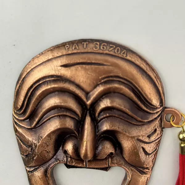 Copper Korean Hahoe Mask Bottle Opener