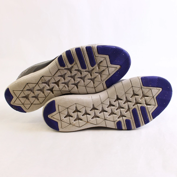 Nike Training Flex TR8 Women's Size 7 Lace Up Running Sneakers Shoes Gray Purple