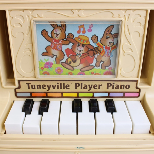 Vintage 1978 Tomy Tuneyville Player Piano Toy Untested