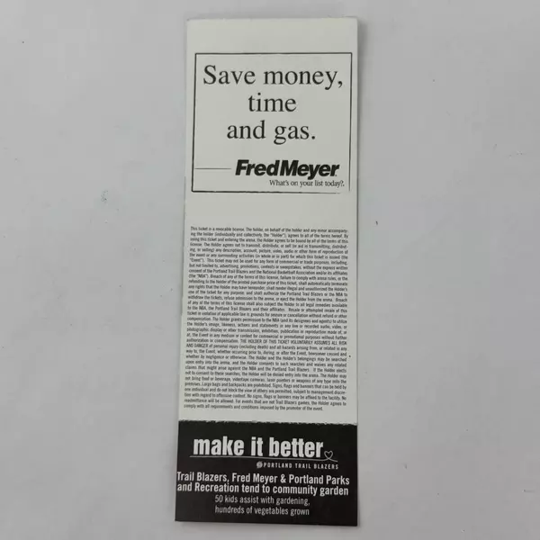 NBA Ticket 2009 Portland Trail Blazers vs. New Jersey Nets Features Ike Diogu