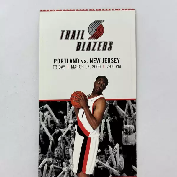 NBA Ticket 2009 Portland Trail Blazers vs. New Jersey Nets Features Ike Diogu