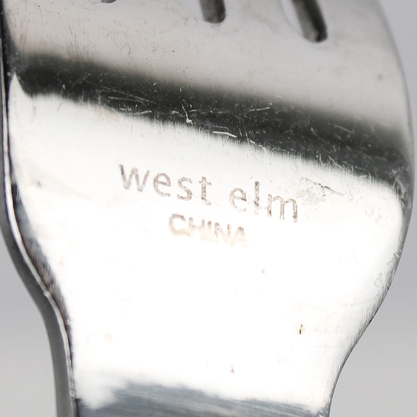 8 Piece Set West Elm Flatware Silverware Fork Set