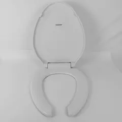WSSROGY LMA0918 White Toilet Seat Durable Easy Clean New Open Box