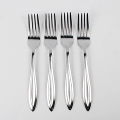 MSE Martha Stewart Long Leaf Stainless 18/10 Flatware Set Of 4 Salad Forks