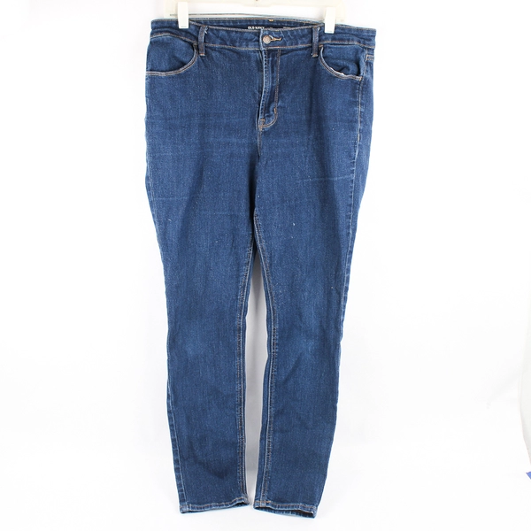 Lot of 4 Dark Wash Denim Jeans for DIY Upcycling Varied Sizes