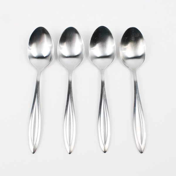 MSE Martha Stewart Long Leaf Stainless 18/10 Flatware Set Of 4 Tablespoons