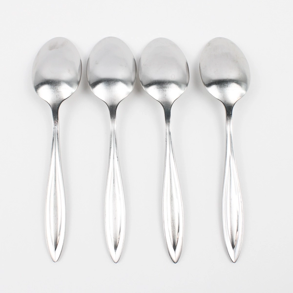 MSE Martha Stewart Long Leaf Stainless 18/10 Flatware Set Of 4 Tablespoons