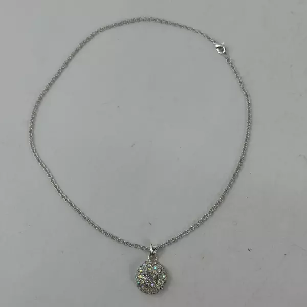 Jewelry Concepts Crystal Pendant Necklace 19.5 Inch