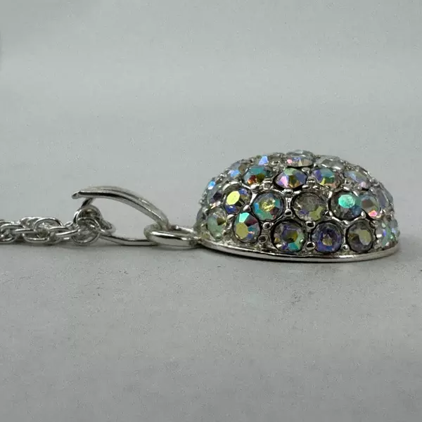 Jewelry Concepts Crystal Pendant Necklace 19.5 Inch