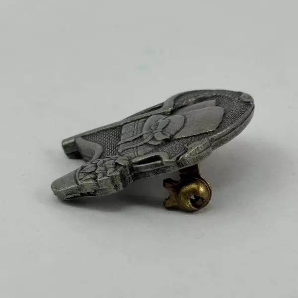 2008 Limited Edition Birds And Blooms Pewter Wicker Chair Pin