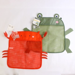 Lot of 2 Children's Bath Caddies Crab Frog NWT