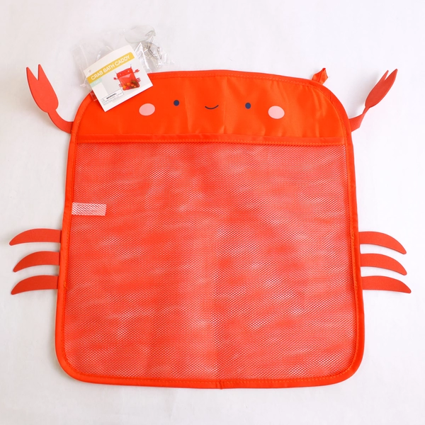 Lot of 2 Children's Bath Caddies Crab Frog NWT