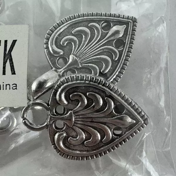 3 Sets of Silver Tone Cardigan Clips Made In China NIP