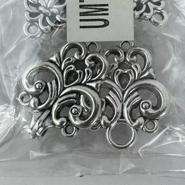 3 Sets of Silver Tone Cardigan Clips Made In China NIP