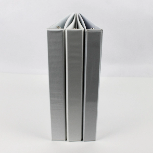 Lot of 3 White 3-Ring Binders 1" School Office Supplies