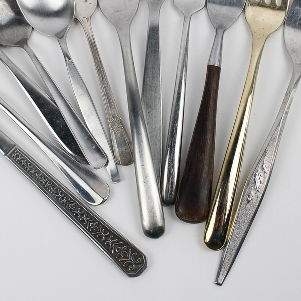 Mixed Lot of 21 Assorted Flatware for Parties Events or Upcycling