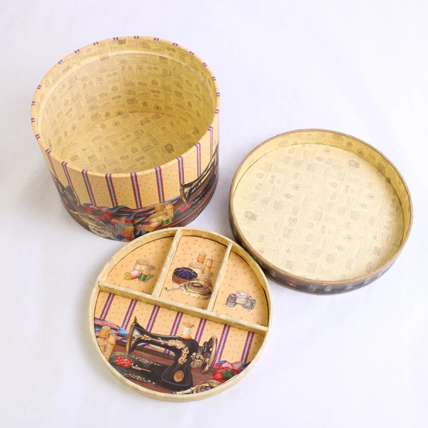 Set of 3 A Stitch In Time by Revelations Nesting Craft Storage Boxes