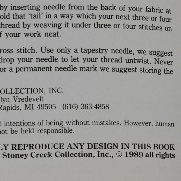 Stoney Creek Collection Tales of the Sea Cross Stitch Book 162 Vintage 1989