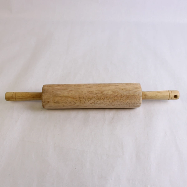Unbranded Plain Wooden Rolling Pin For Baking Dough Roller Simple 17.75" Long